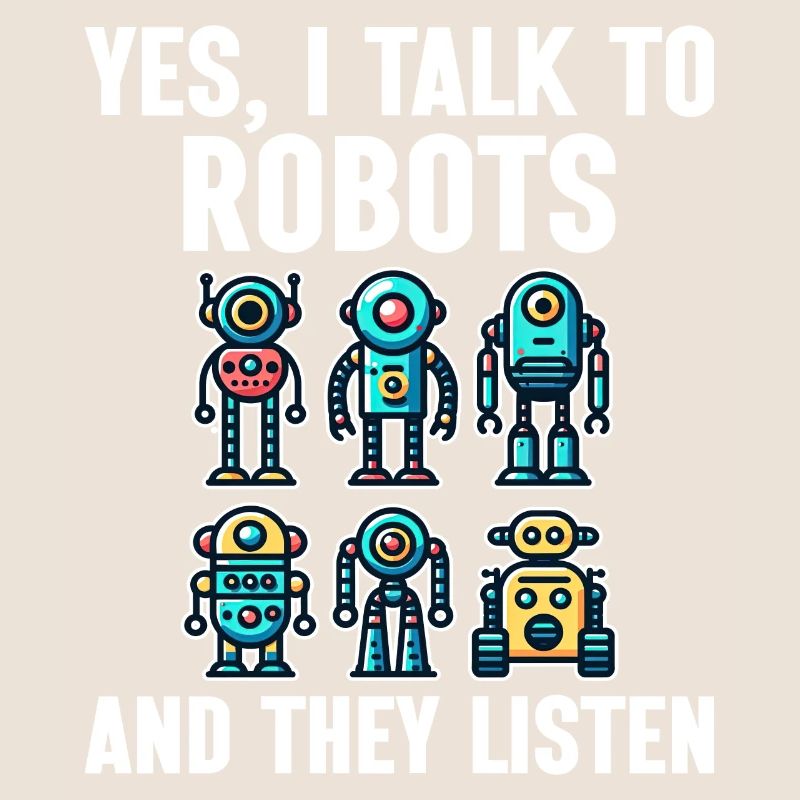 Humor Robot Robotics Engineer