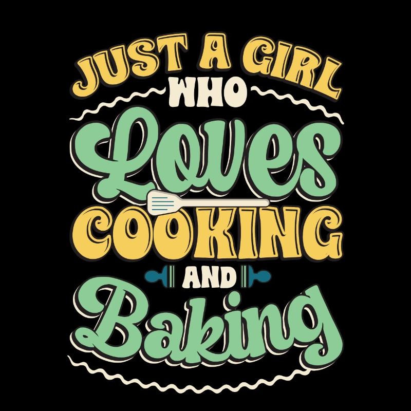 Ein Mädchen Das Kochen Und Backen Liebt