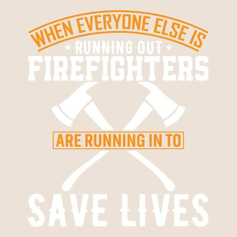 When everyone else is running out, firefighters ar