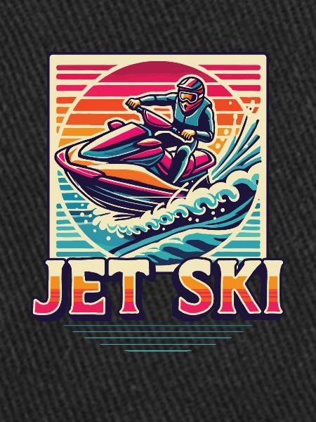 Jet ski aventure Rétro été