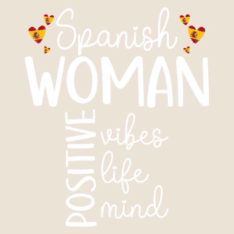 Positives Mädchen Spanierin