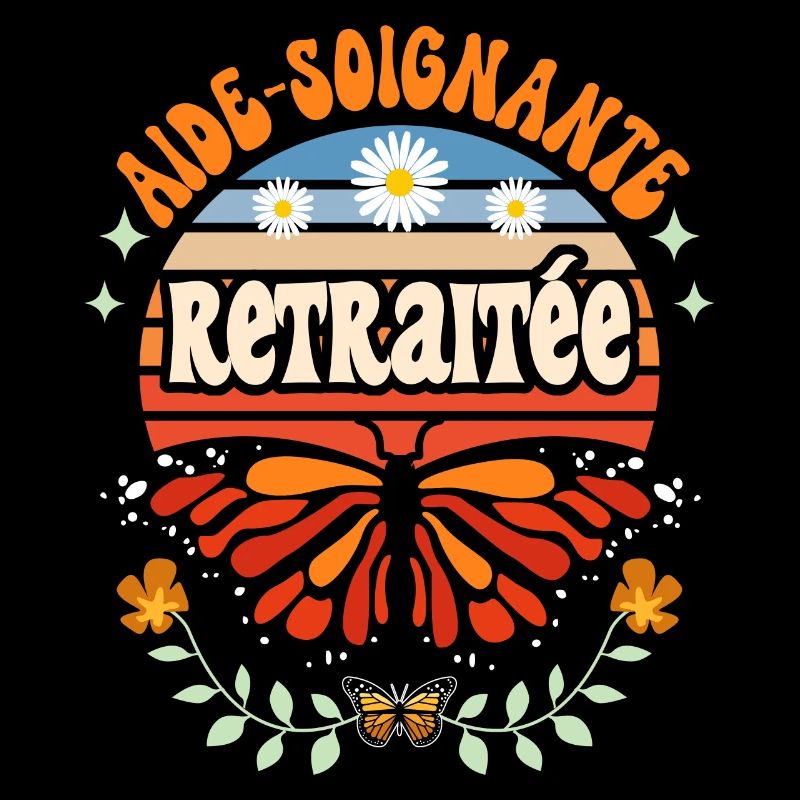 Retro Cadeau Retraite Aide-Soignante