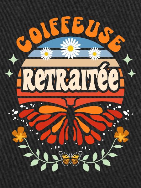 Retro Cadeau Retraite Coiffeuse