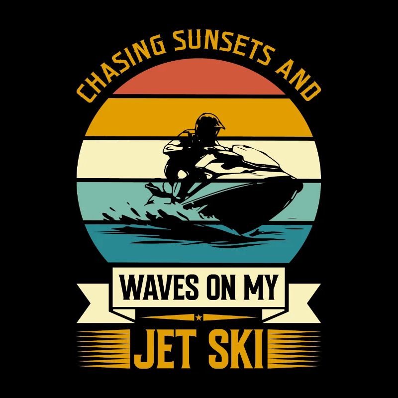 Chasing sunsets and waves on my Jet Ski.