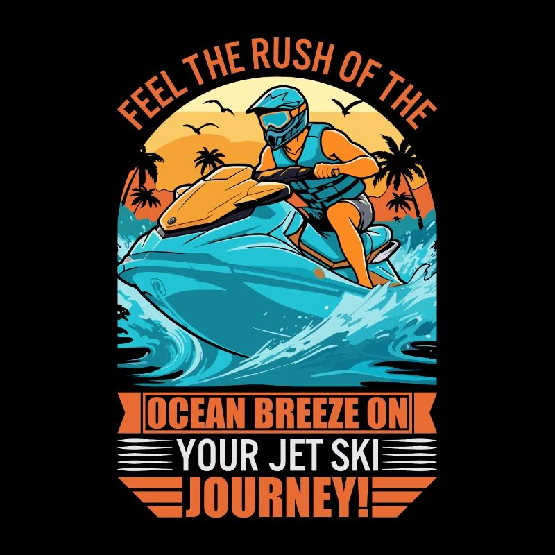 Sentez la brise de l’océan sur votre jet ski
