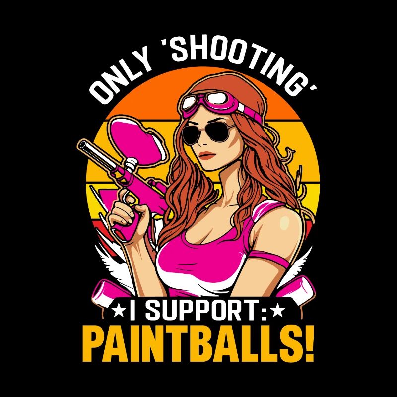 Nur das "Schießen" befürworte ich: Paintballs!
