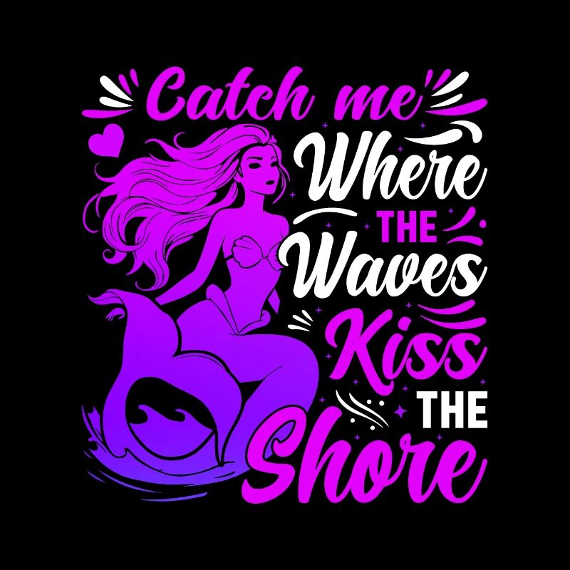 Attrape-moi là où les vagues embrassent le rivage.