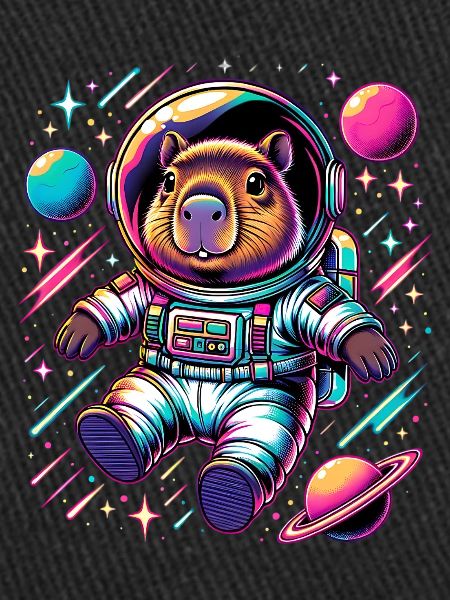 Capybaras Mignon Capybara Astronaute