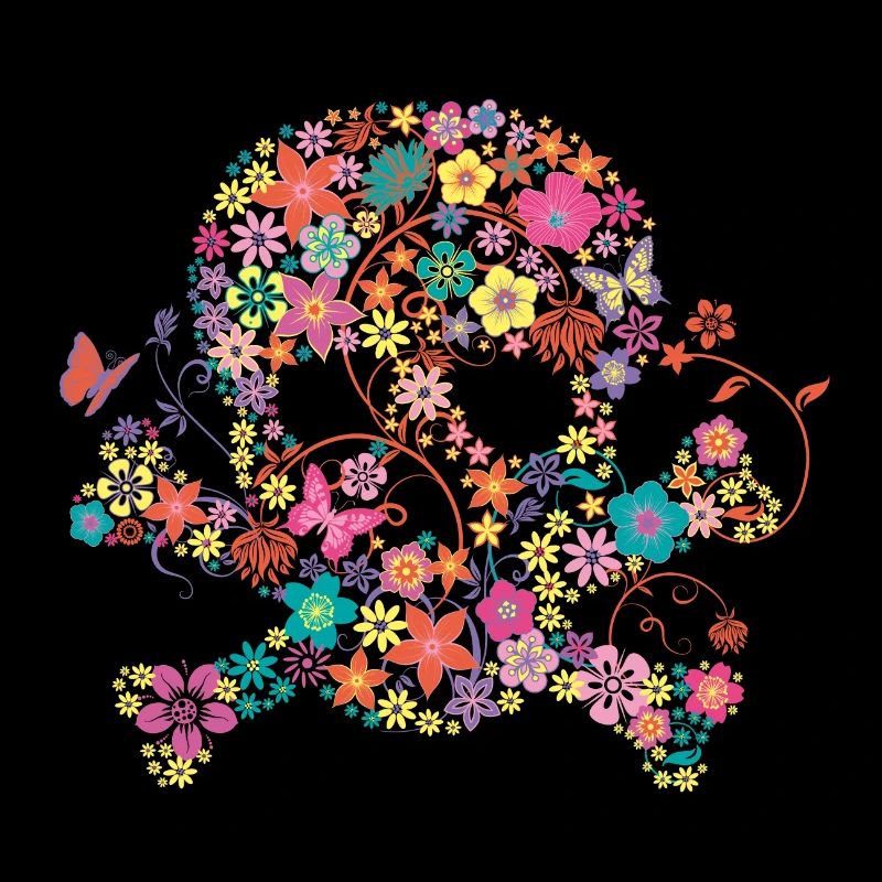 Totenkopf Blumen