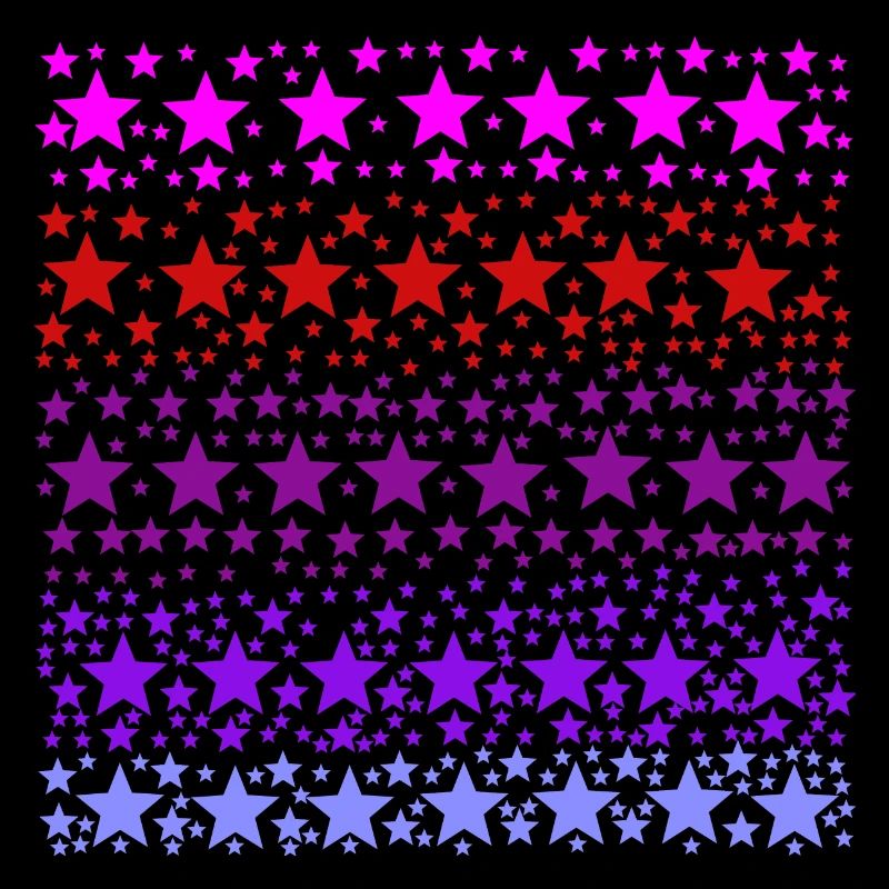 Stars Red Pink Purple Lavender Gift Idea