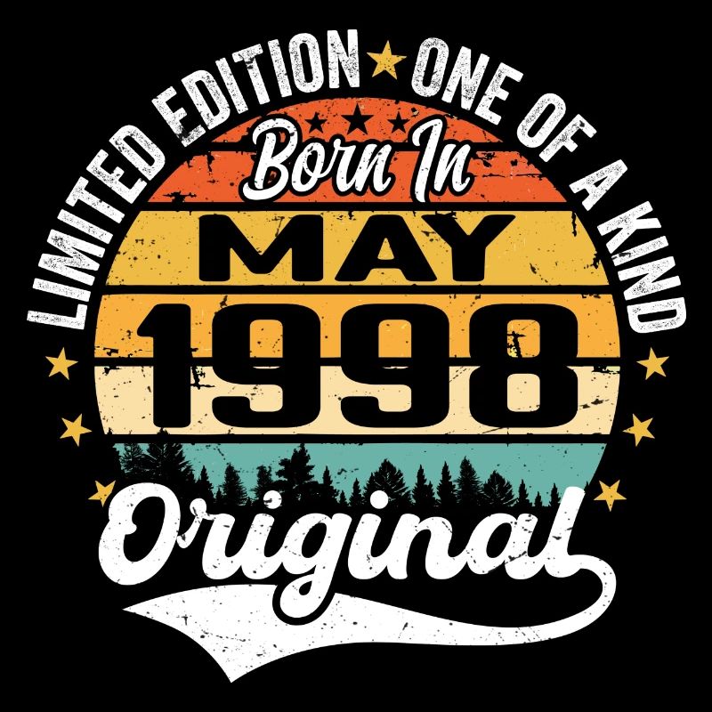 May 1998 Birthday Gift Born in May 1998