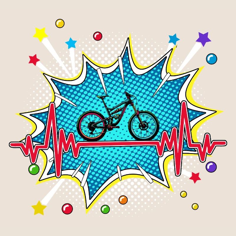 Pferd Pop Art Comic Retro Herzschlag