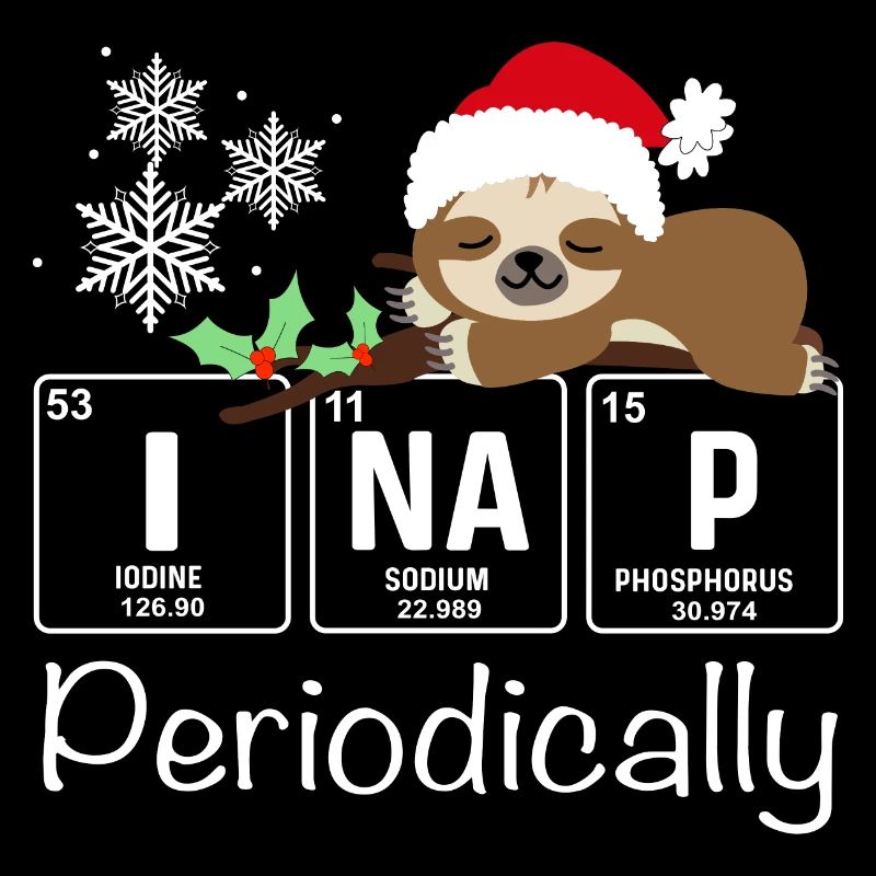I Nap periodically funny science sloths lovers