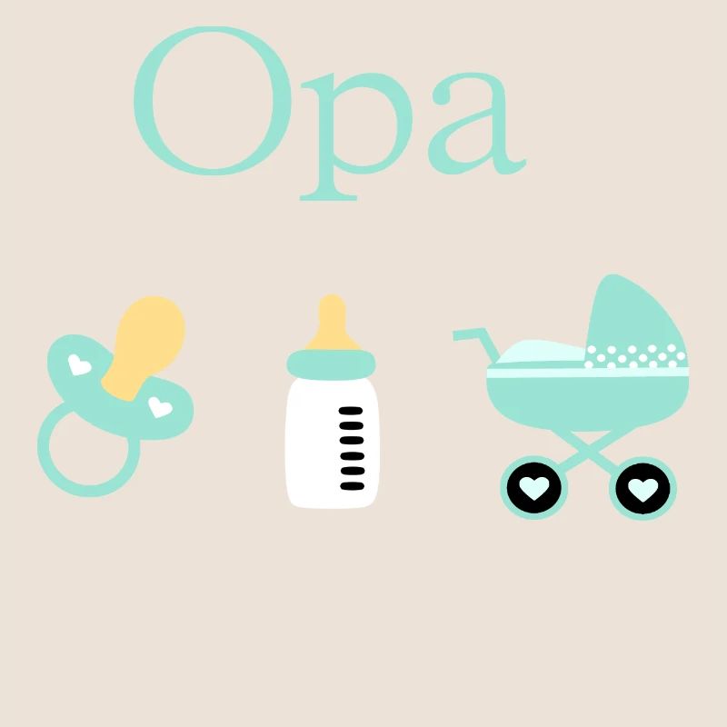 Opa Geburt Junge Vorlage personalisierbar