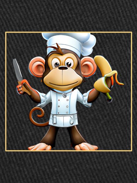 Cuisiniers de singe banane