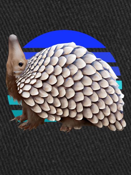 Conception de pangolin mignon