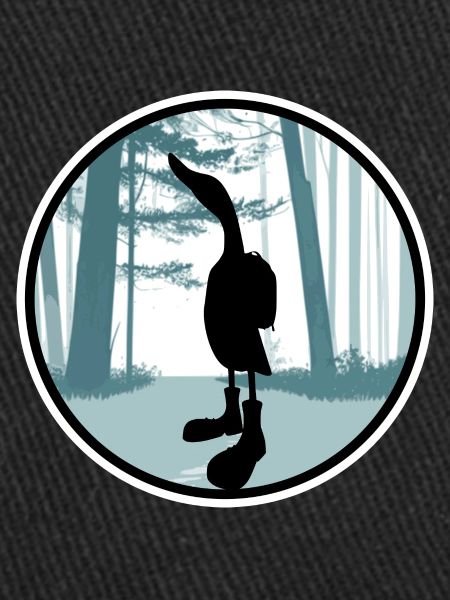 Ente mit Rucksack