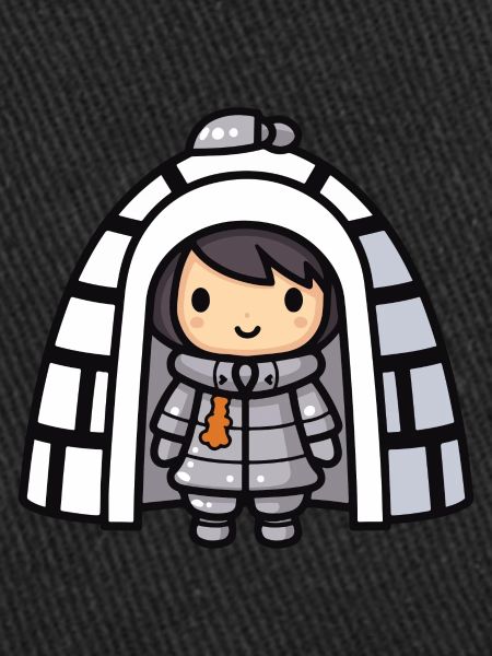 Winter Eskimo Igloo Comic