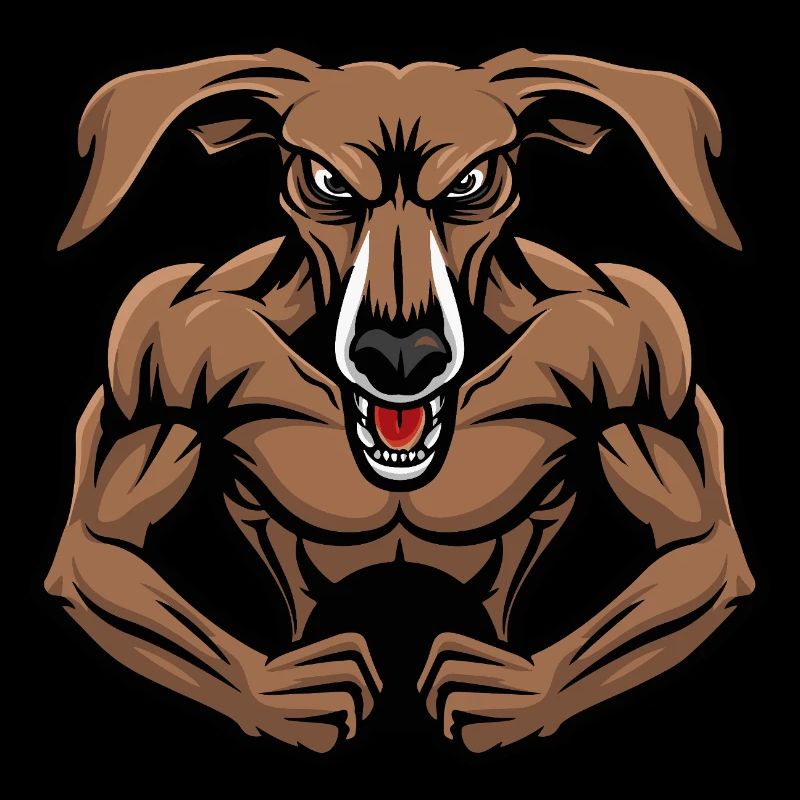 Greyhound Dog Muscles Bodybuilding