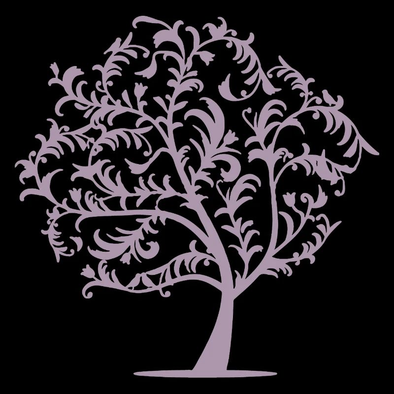 Minimalist Tree Birds Spring Silhouette
