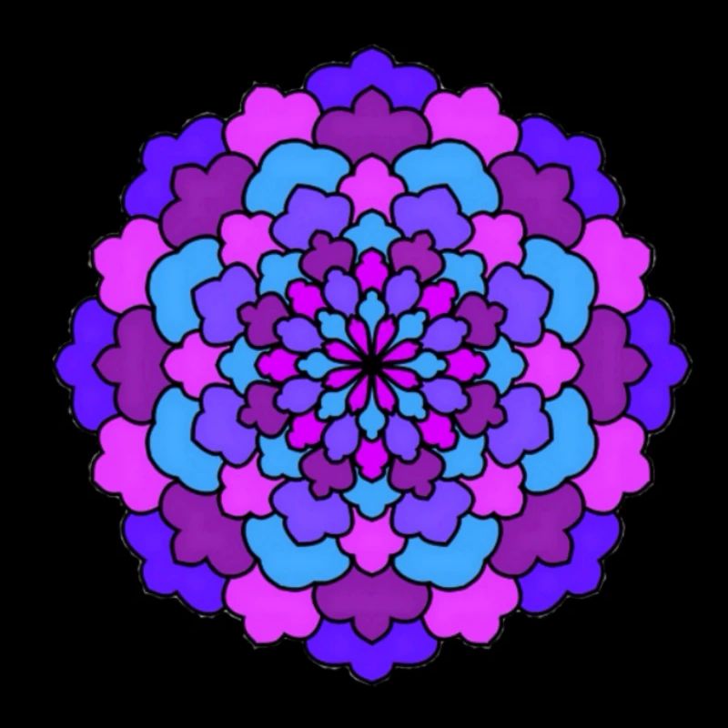 Mandala de fleurs