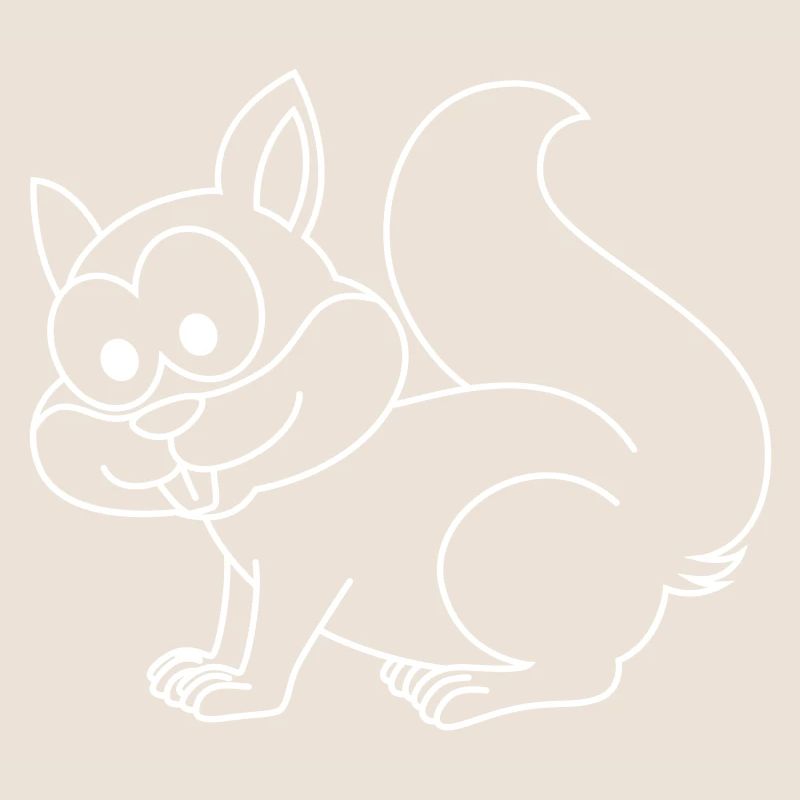Eichhörnchen Comic Tier