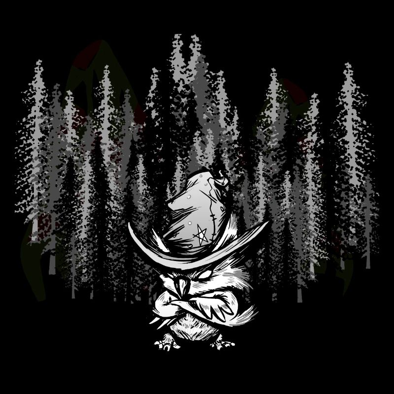 Wilderness Halloween Horror Owl Magician Wizard