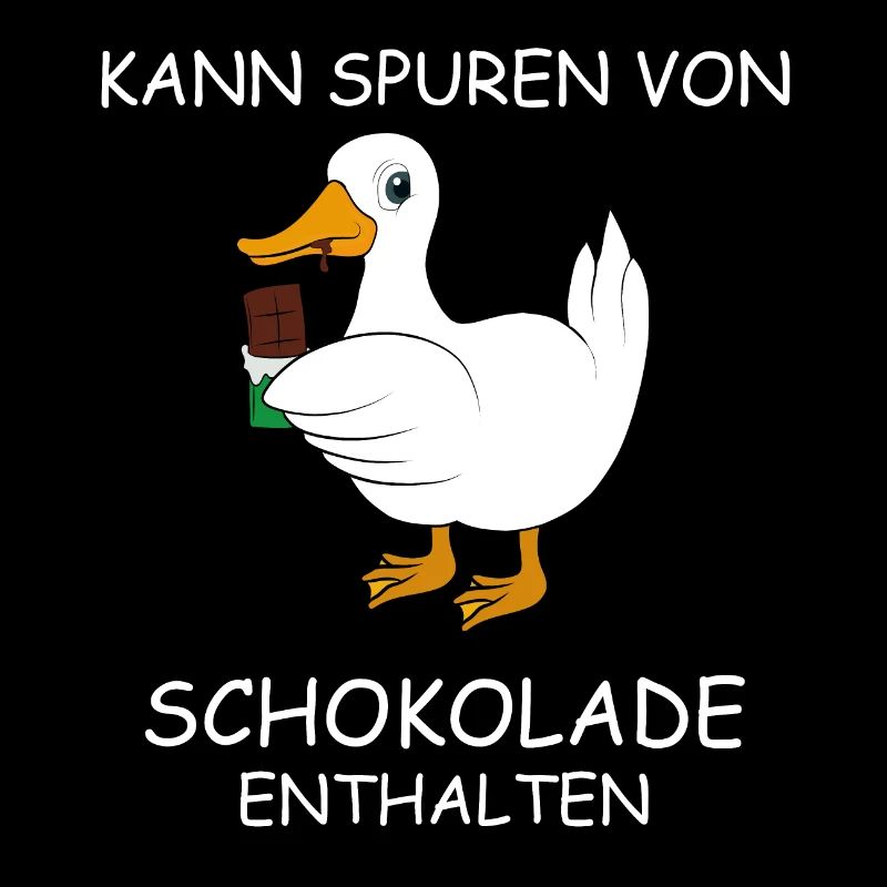 Ente mit Schokolade Spruch
