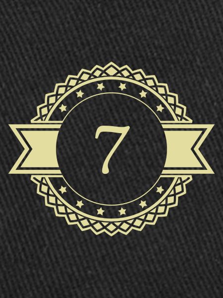 7 Number Emblem