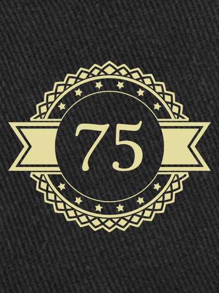75 number emblem