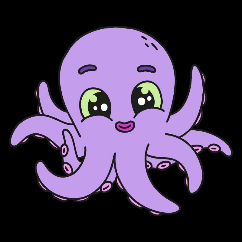 Pieuvre Kraken Enfants Enfant Bébé Créatures Marines