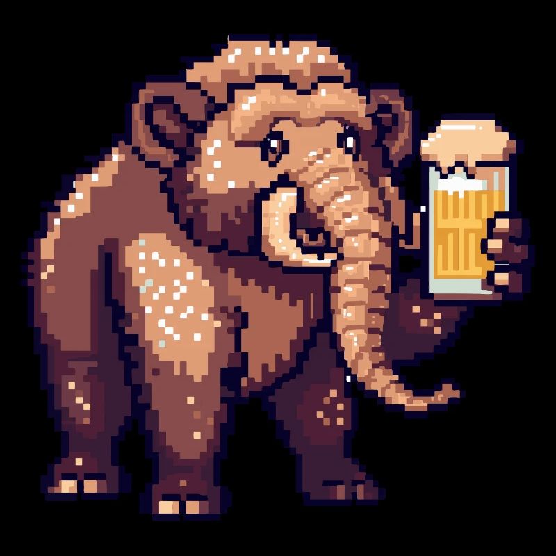 Mammut Pixel Bier