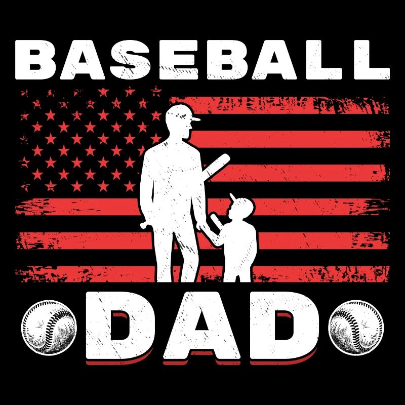 American Baseball Father Son