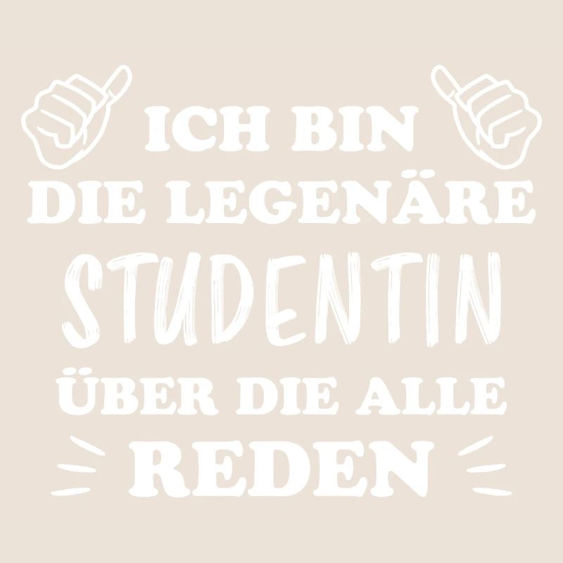 Studentin Spruch Universität Studentin Geschenk