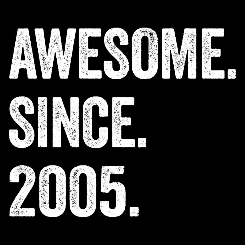20. Geburtstag 20 Jahre Awesome Since 2005