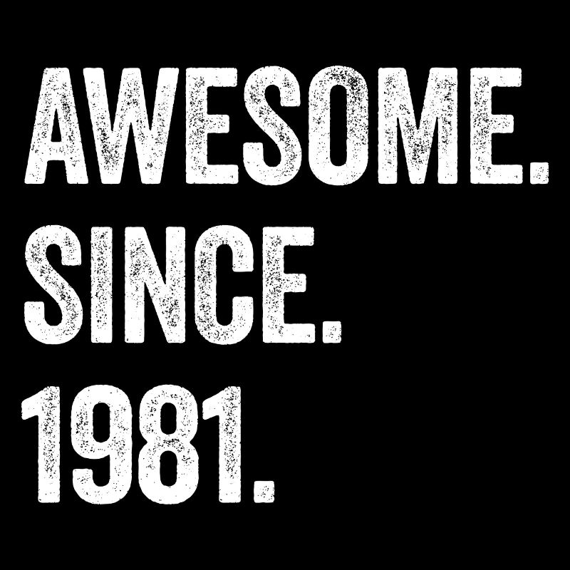 44e anniversaire 44 ans depuis 1981