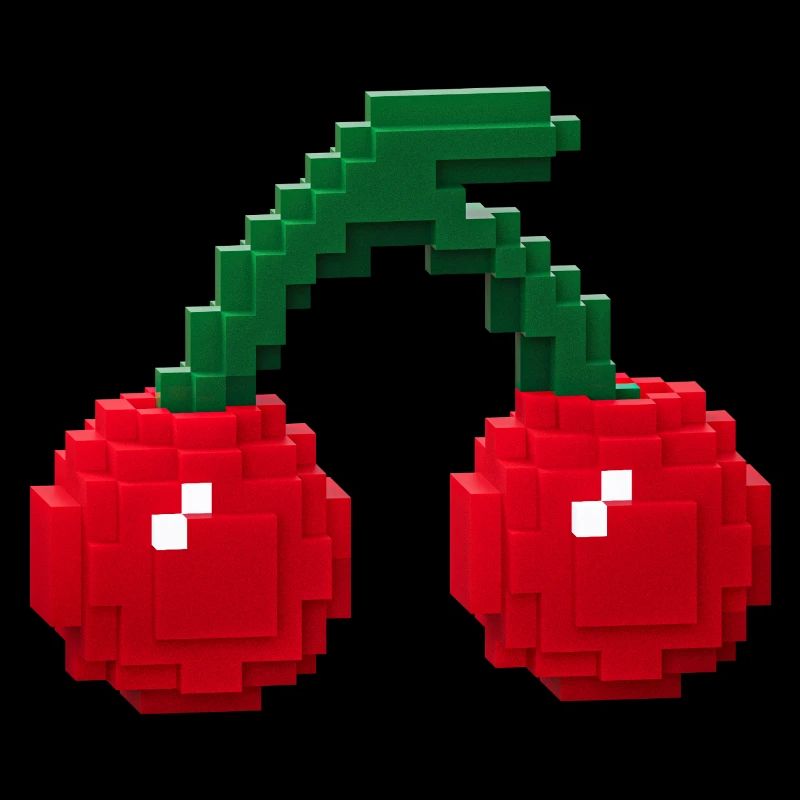 Kirsch-Voxel niedlich