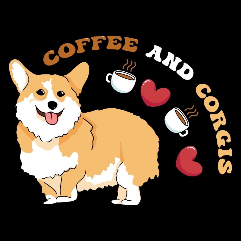 Corgi Dog & Coffee