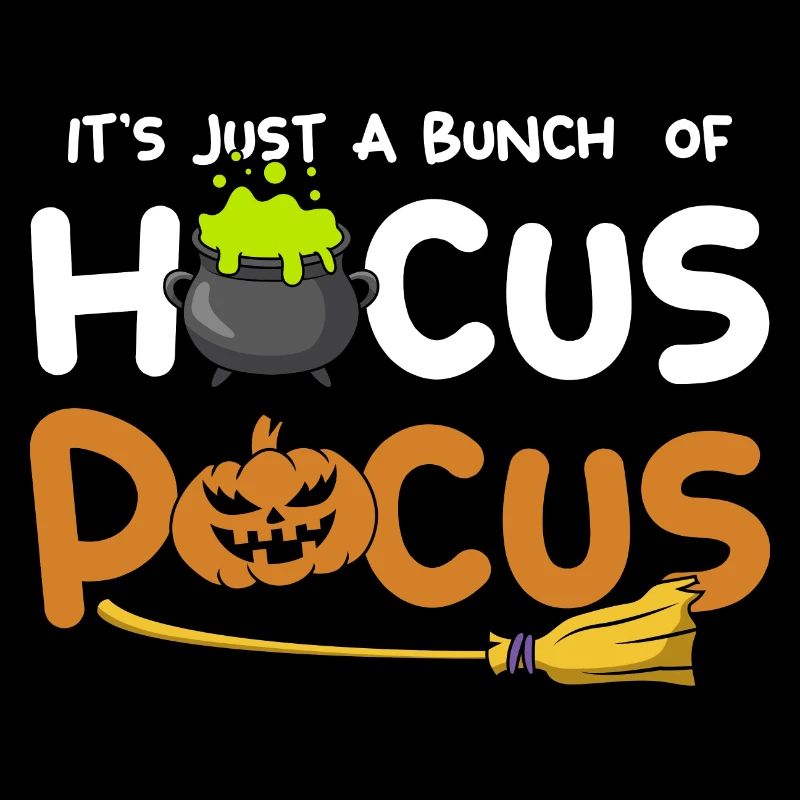 Juste un tas de hocus-pocus, conception de citrouille d’Halloween