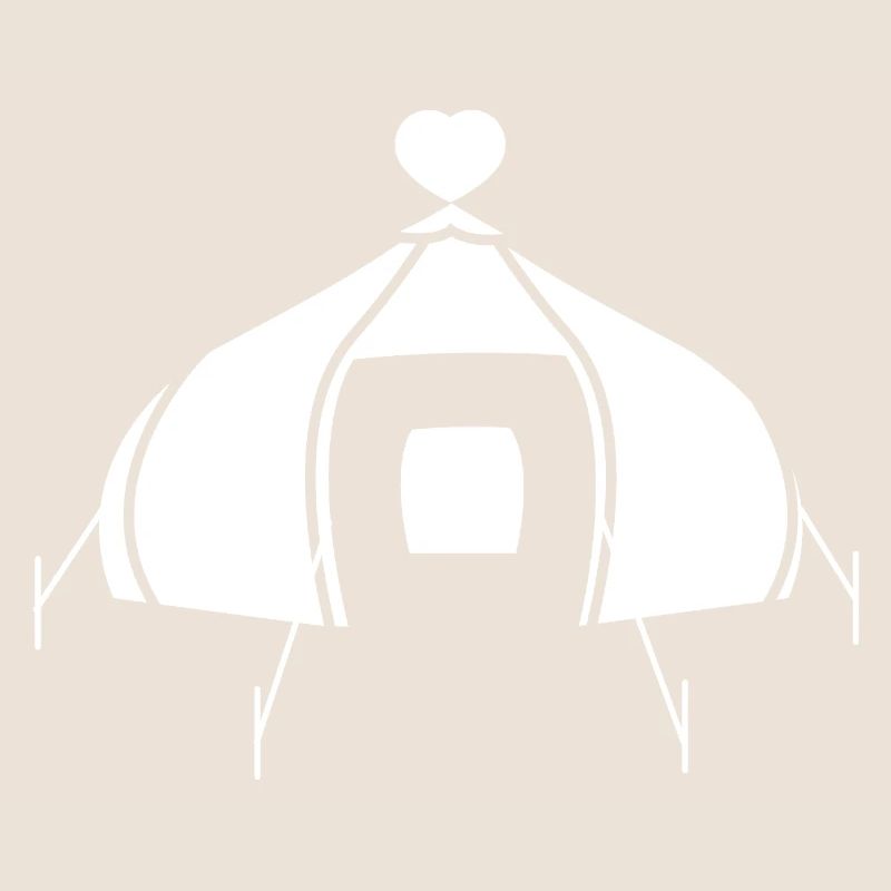 Herz - Camping-Zelt -