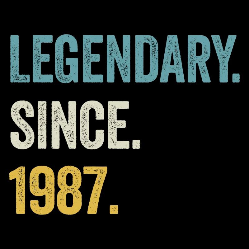 37. Geburtstag 37 Jahre Legendary Since 1987