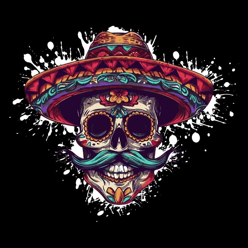 Mexican Skeleton Sombrero