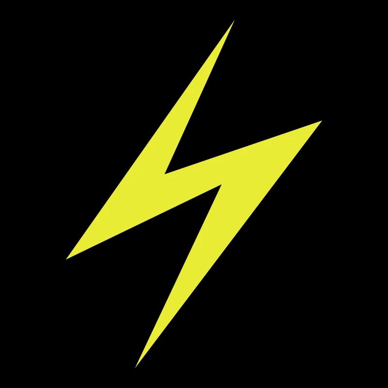 Logo éclair foudre