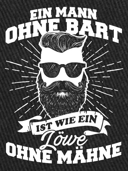 Mann Bart Löwe Vollbart