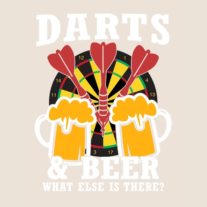 fléchettes et bière
