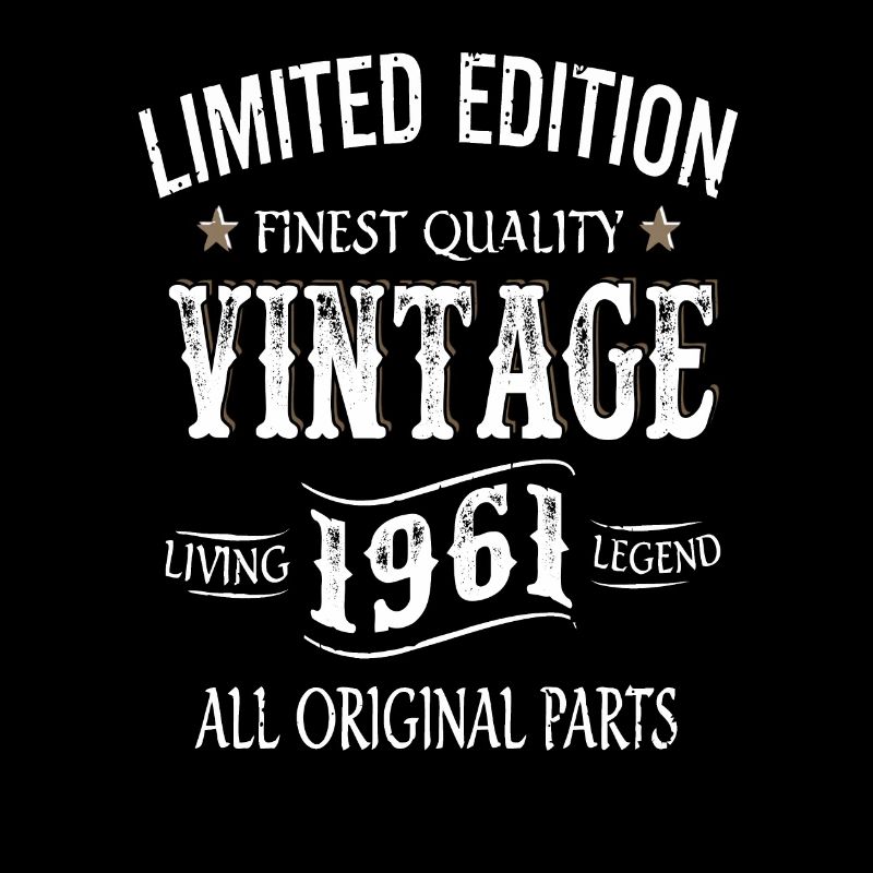 Édition limitée made in 1961 Vintage Original