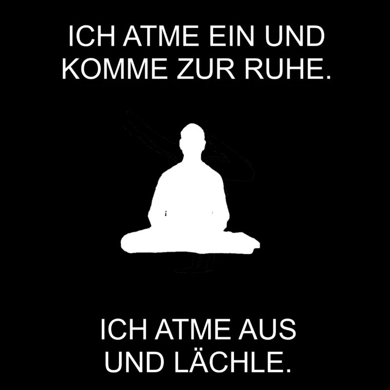 Einatmen Ausatmen Lächeln Geschenkidee