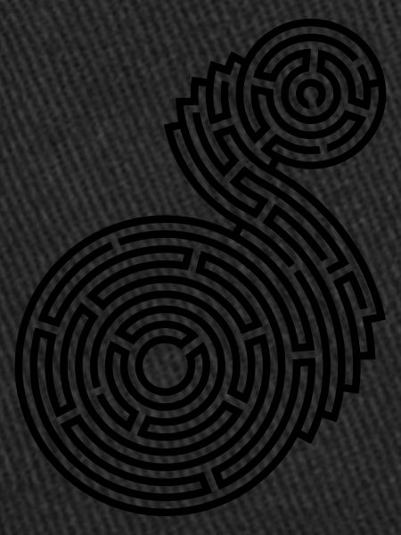 round two-part labyrinth