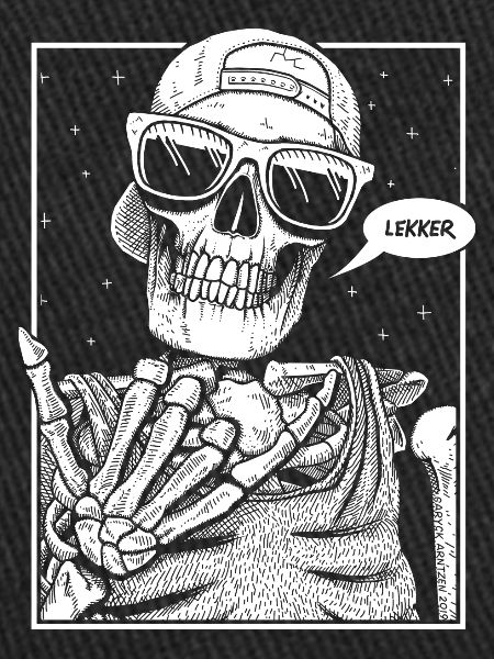 Lekker Skeleton White