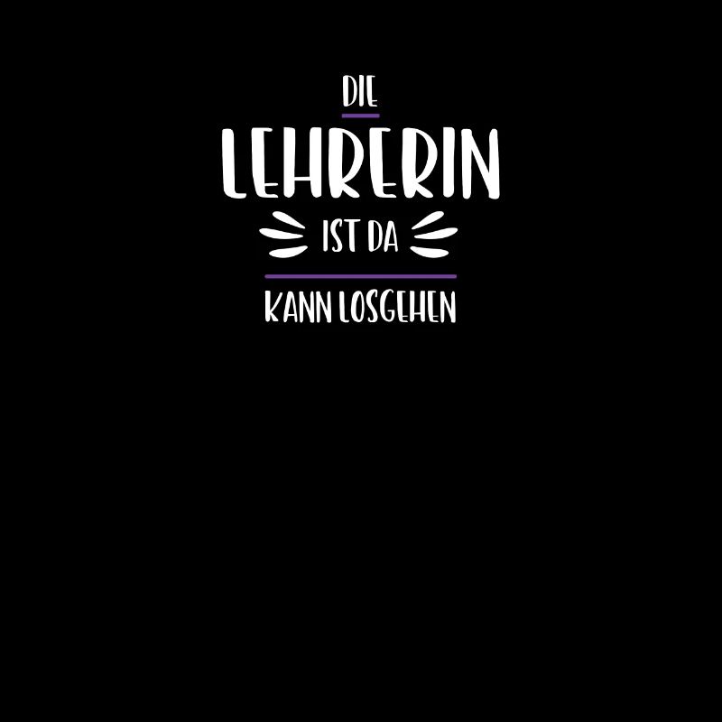 Die Lehrerin ist da, kann losgehen